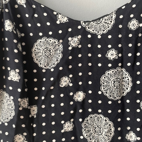 Emblem Dress - Navy/White, skater skirt, S - Picture 7 of 7